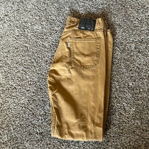 Levi 514 30 x 32 khaki 5 pocket denim